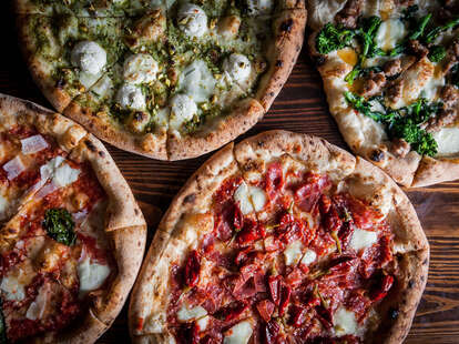 Gourmet pizza gelato and cannolis at Inizio in Charlotte NC