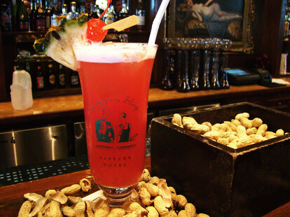 Singapore Sling at the Raffles Hotel