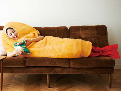 shrimp sleeping bag