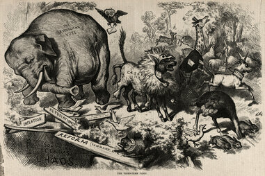 republican elephants democrat donkeys