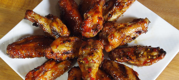 Glaze Your Wings with Sriracha, Honey Bourbon, or Spicy Cherry Sauce