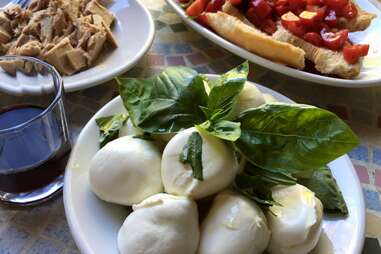 Mozzarella At the Italian Table