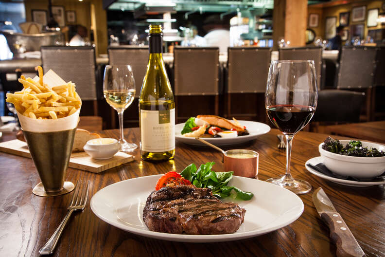 wine with food