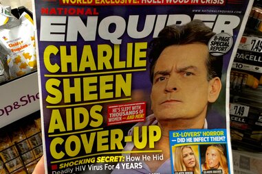 Charlie sheen national enquirer