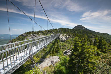 Mile High Swinging Bridge