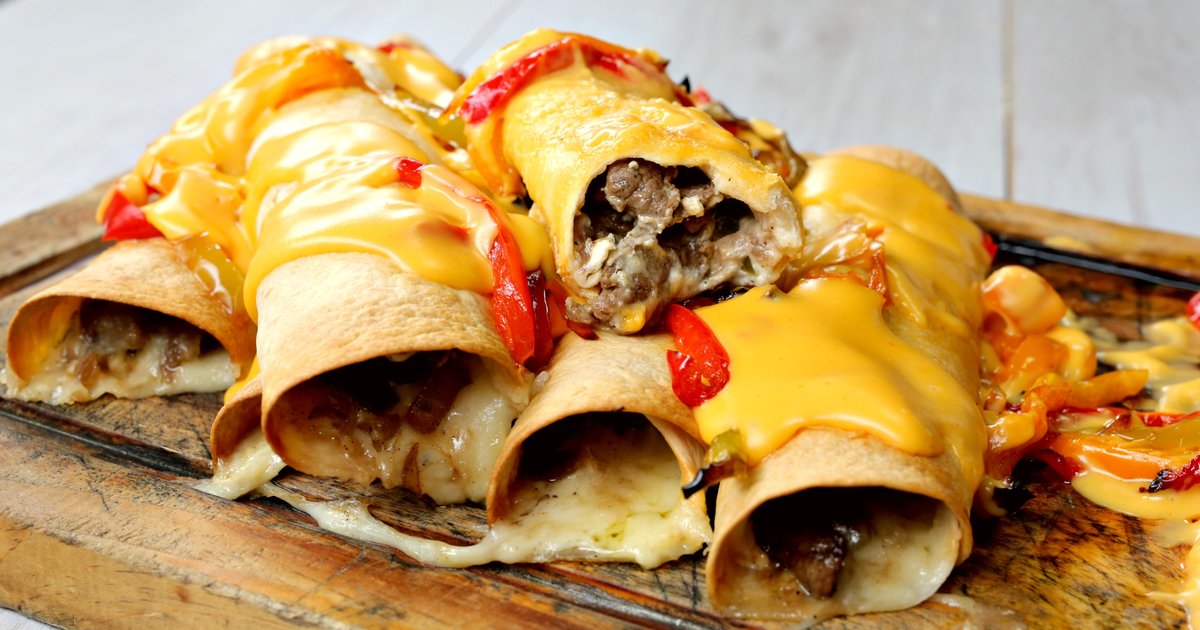 Philly Cheesesteak Taquitos for Game Day Thrillist