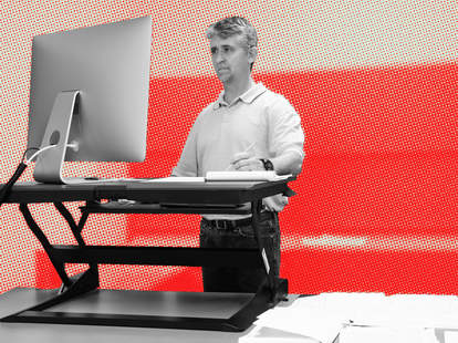 How To Use An Adjustable Standing Desk The Right Way Tips Manners Thrillist