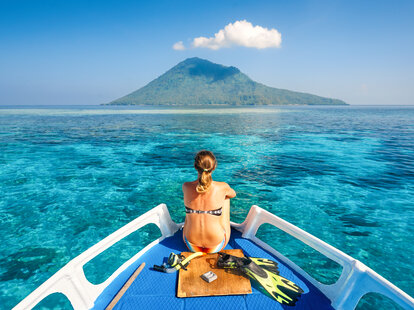 Beautiful water boat