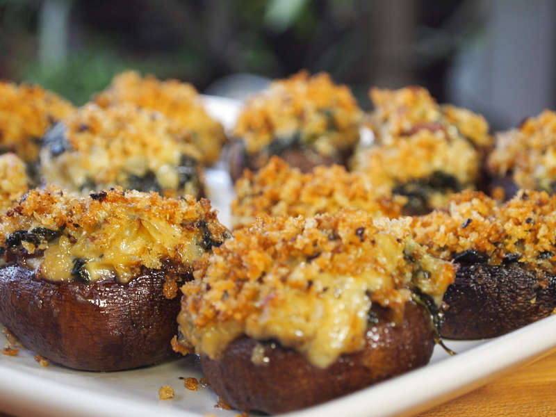 Spinach & Artichoke Stuffed Portobello Mushrooms - Thrillist