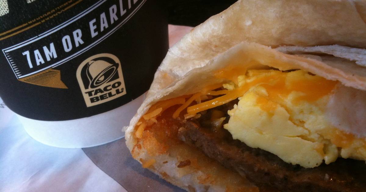 Taco bell deals breakfast time