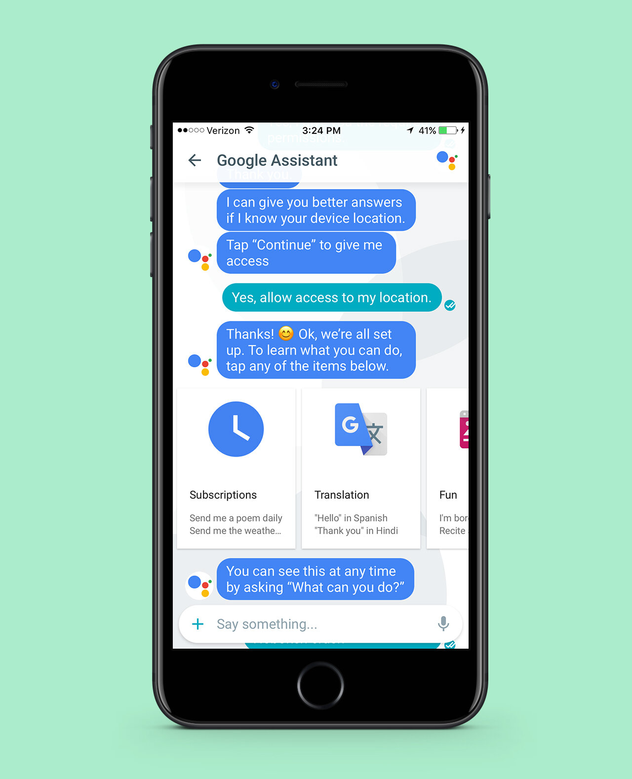 allo app on iphone