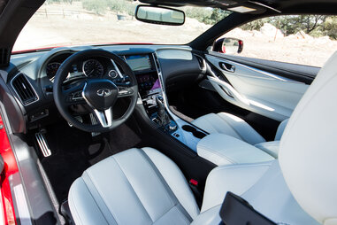 2017 Infiniti Q60 Red Sport 400 Interior