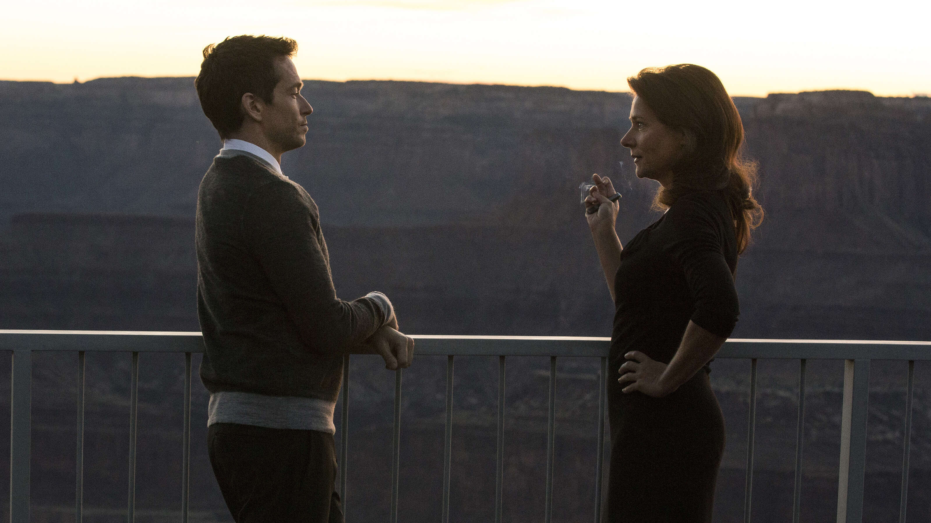 simon quarterman and sidse babett knudsen westworld