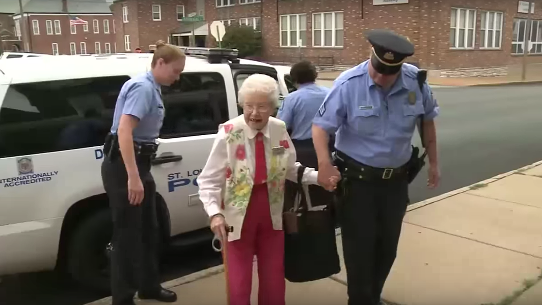 102 Year Old Woman Arrested To Fulfill Her Bucket List Wish Thrillist