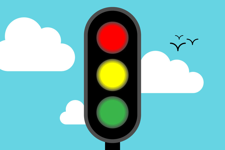 green traffic light clipart