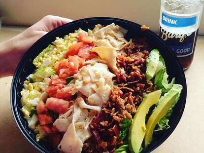 Luca Eats cobb salad New Orleans