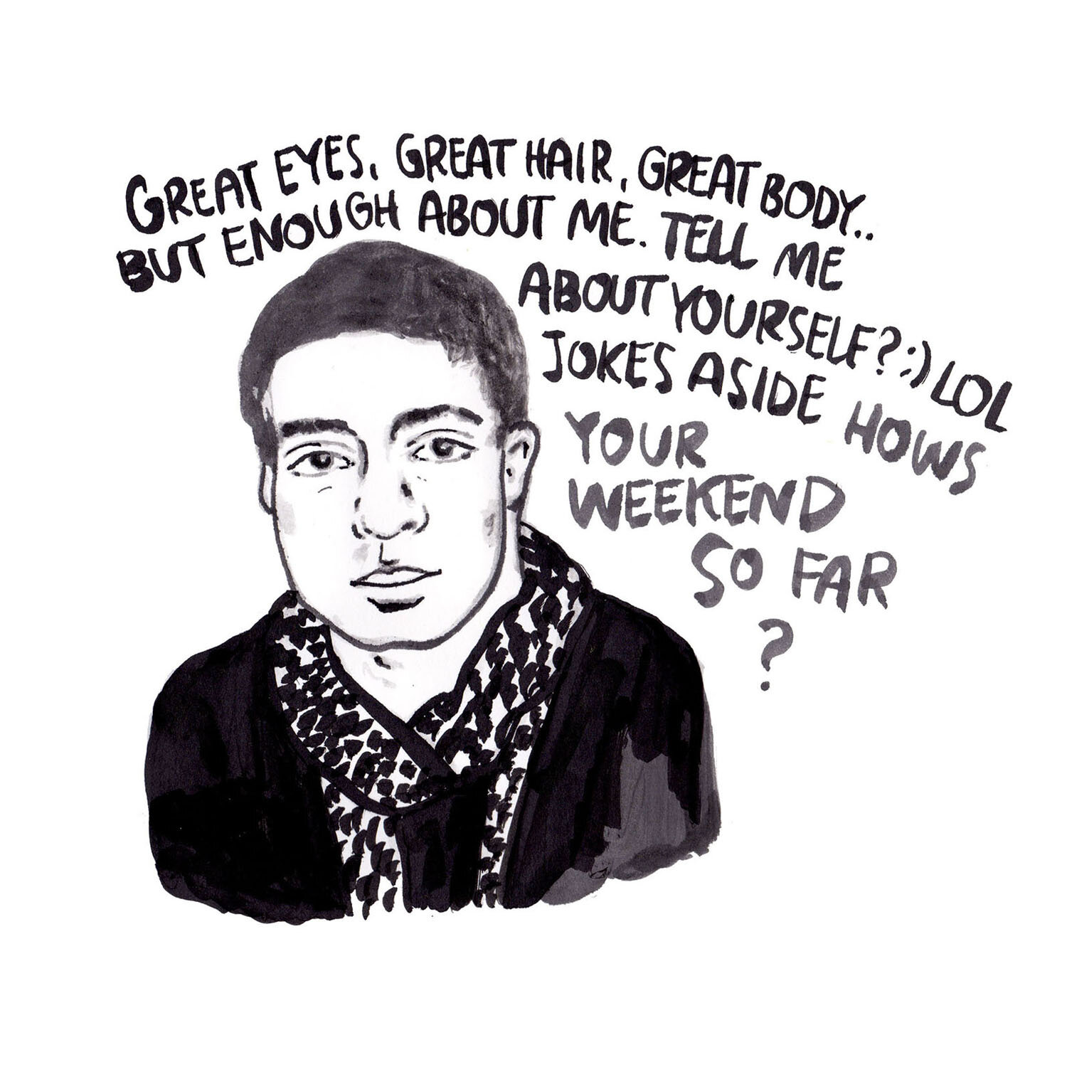 Faces of online dating