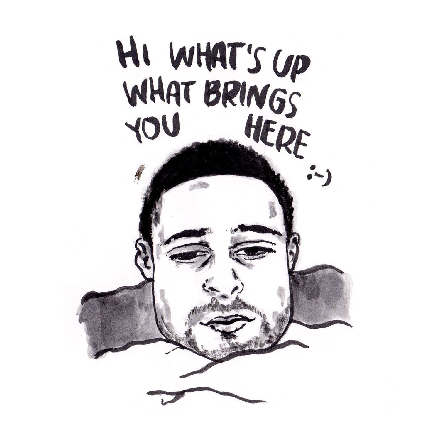 Online dating illustration