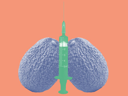 avocado scrotox botox syringe