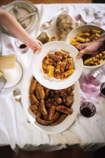 Sunday Gravy with Sausage and Rigatoni-image