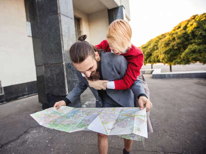 couple traveling together 