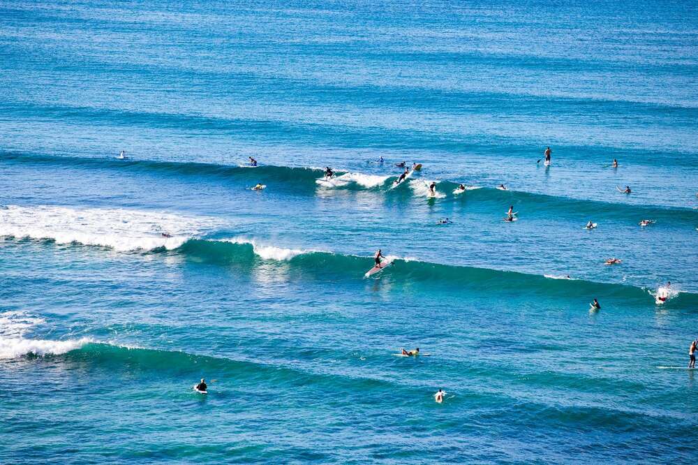 Surfing in Hawaii