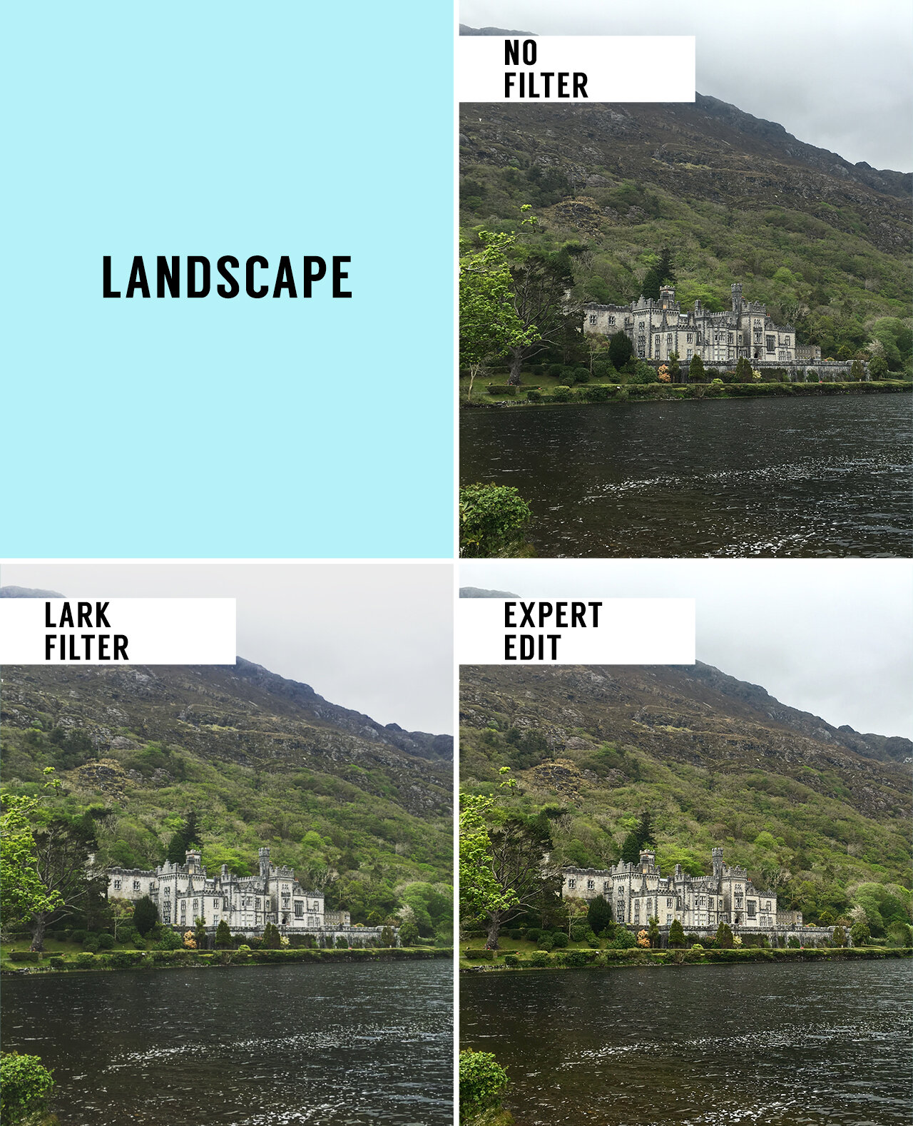 Instagram filter photo editing