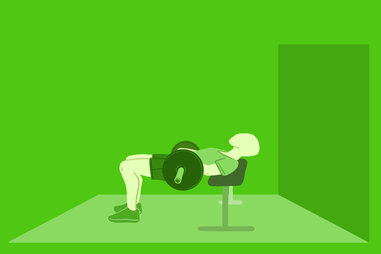 weighted hip thrusters