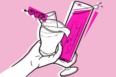 Fistful of drinks