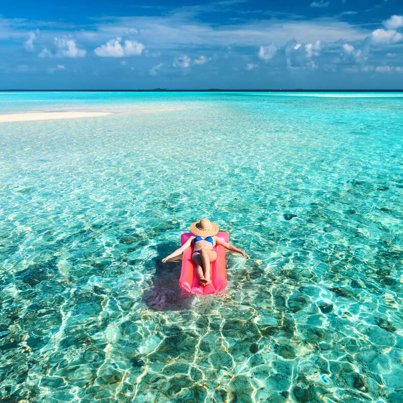 Woman on Vacation