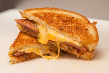 Deep Fried Cheese-stuffed Meatballs (aka “Balls Deep”) from Sgt. Pepperoni