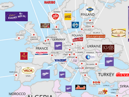 every country’s most popular candy