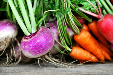 leafy root vegetables