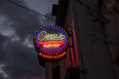 Oscars Bar and Grill Sign