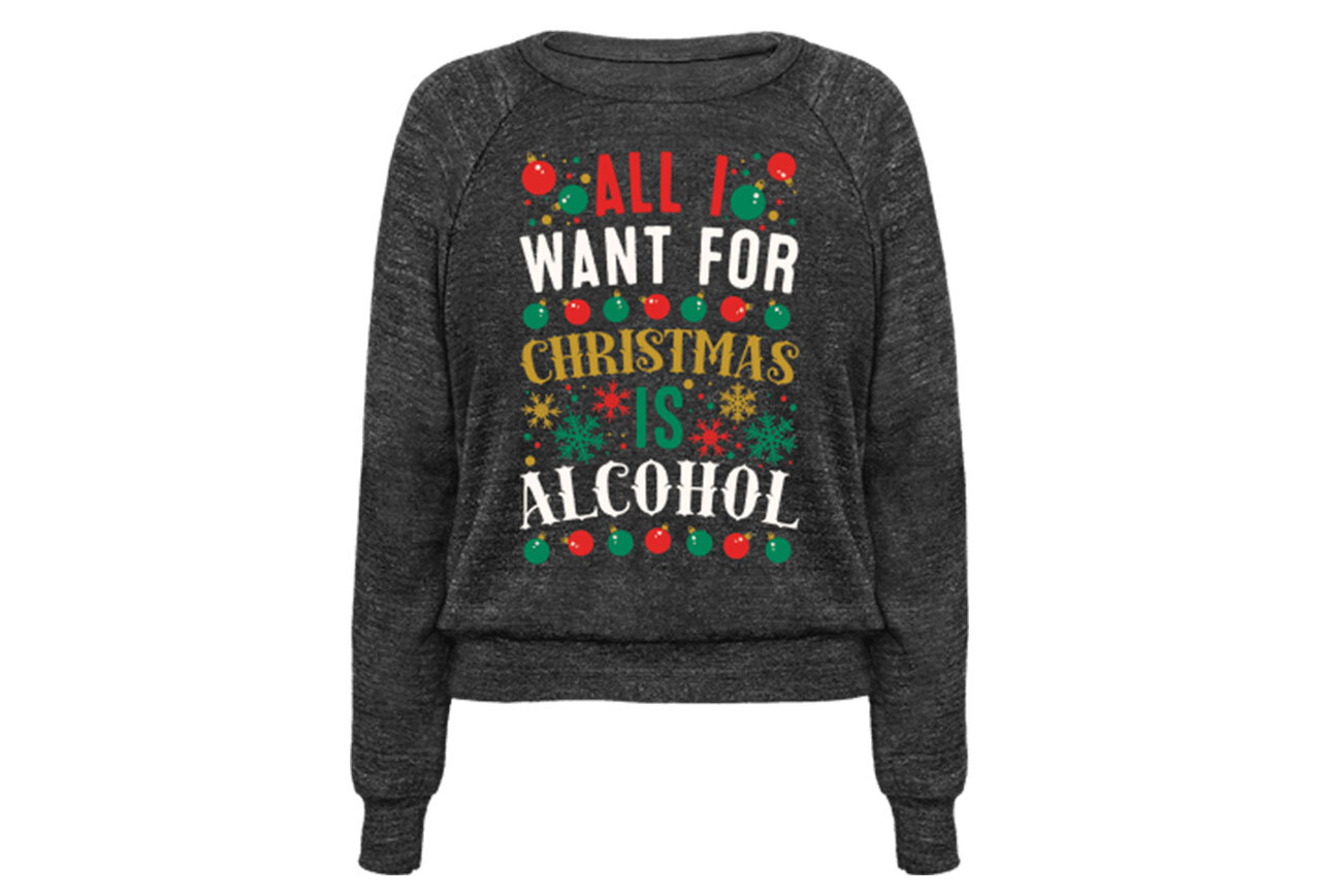 Booze-Themed Ugly Christmas Sweaters 