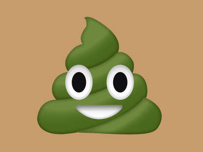 green poop