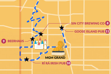 vegas bar crawl