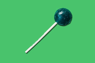 Blue Weed Lollipop 