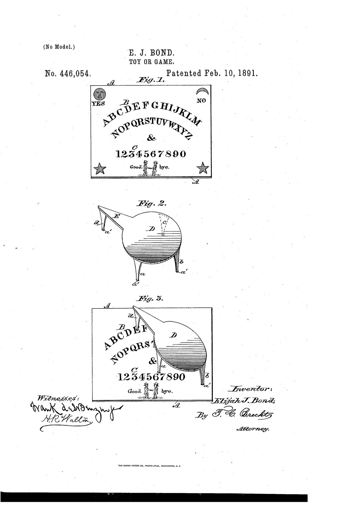 ouija board patent