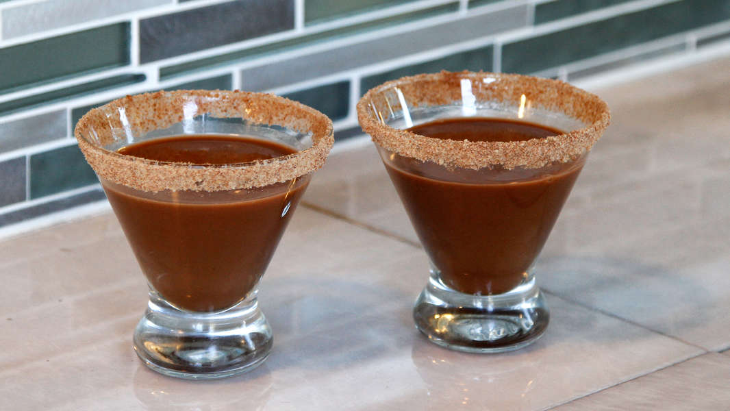 Have Your Candy and Drink It Too Chocolate Malted Martini Thrillist