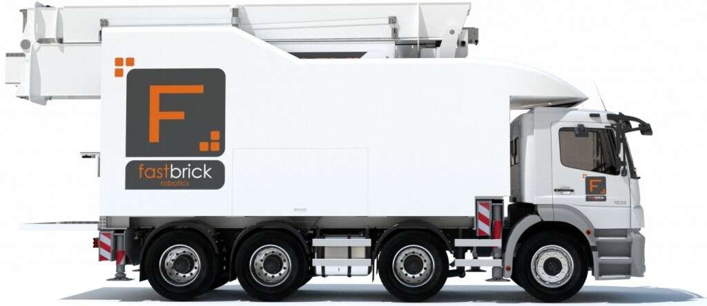 hadrian x truck by fastbrick robotics