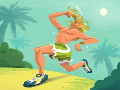 exercise while drinking