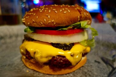 Motor City Sports Bar Burger