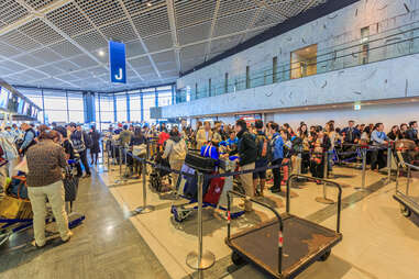 Airport Check in lines