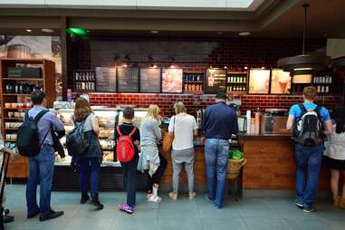 Starbucks line