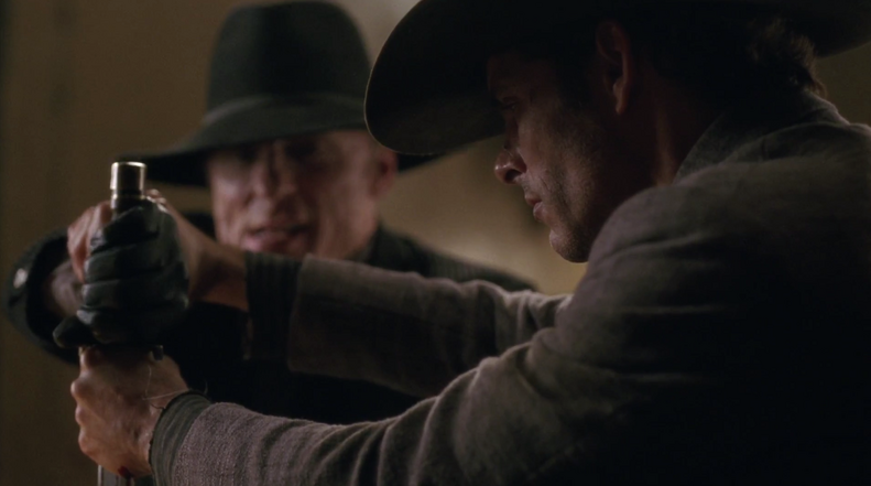 teddy james marsden westworld scene