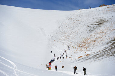 Note the total absence of a chairlift