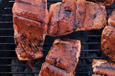 grilled salmon