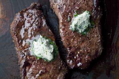 grilled strip steak