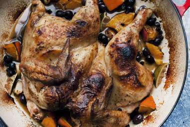 flat roast chicken